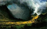 Albert Bierstadt Storm in the Mountains oil on canvas